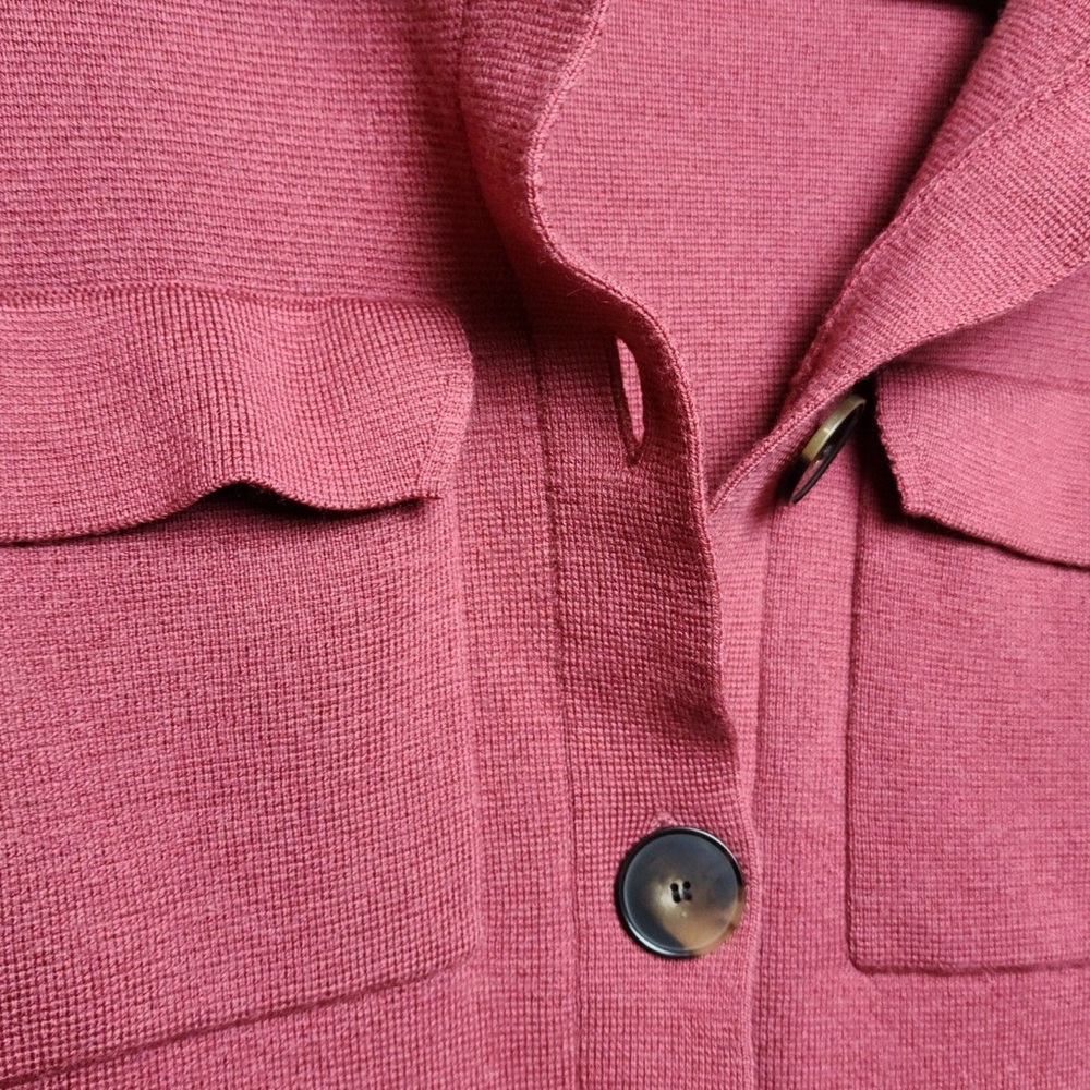 Sézane Betty Cardigan, Size Medium, Rosewood - Picture 6 of 9